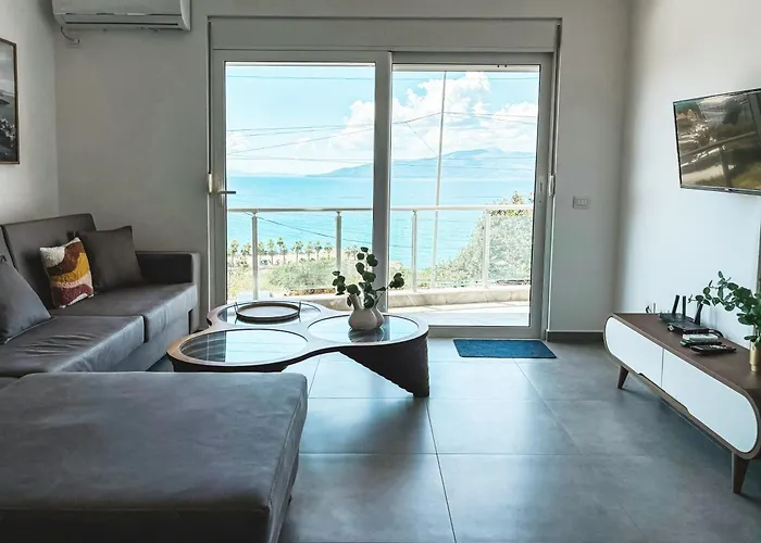 公寓 Esca Sea View Sarandë